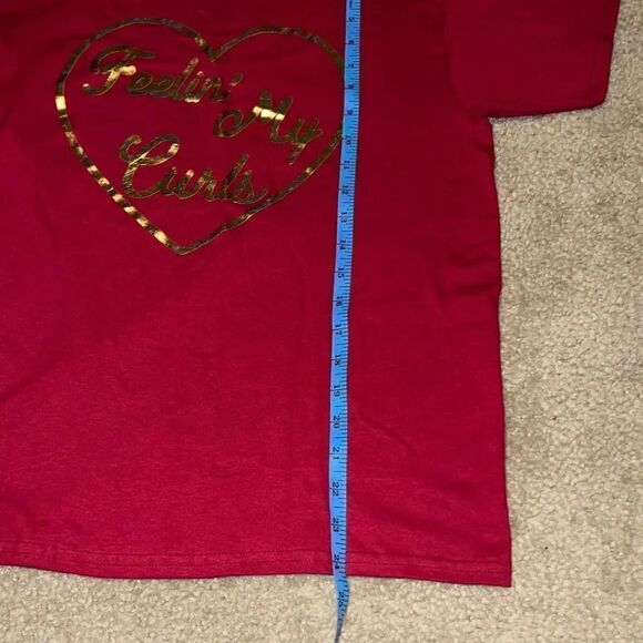 Fifth  Sun Burgundy Tee - Picture 7 of 8